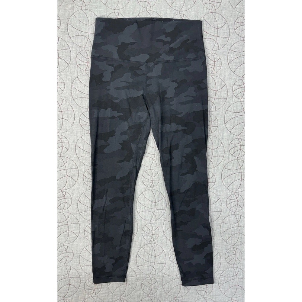 Lululemon Align Pant Black Formation Camo LW5BY3S / Women's 8